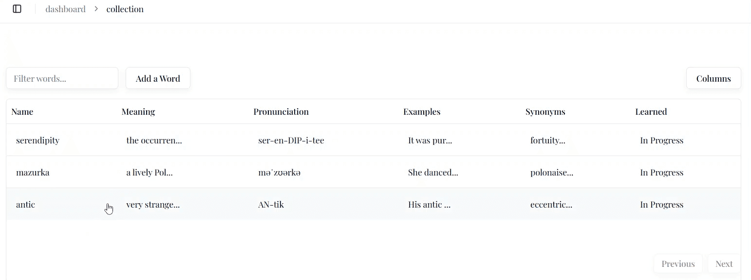 Curate Your Collection